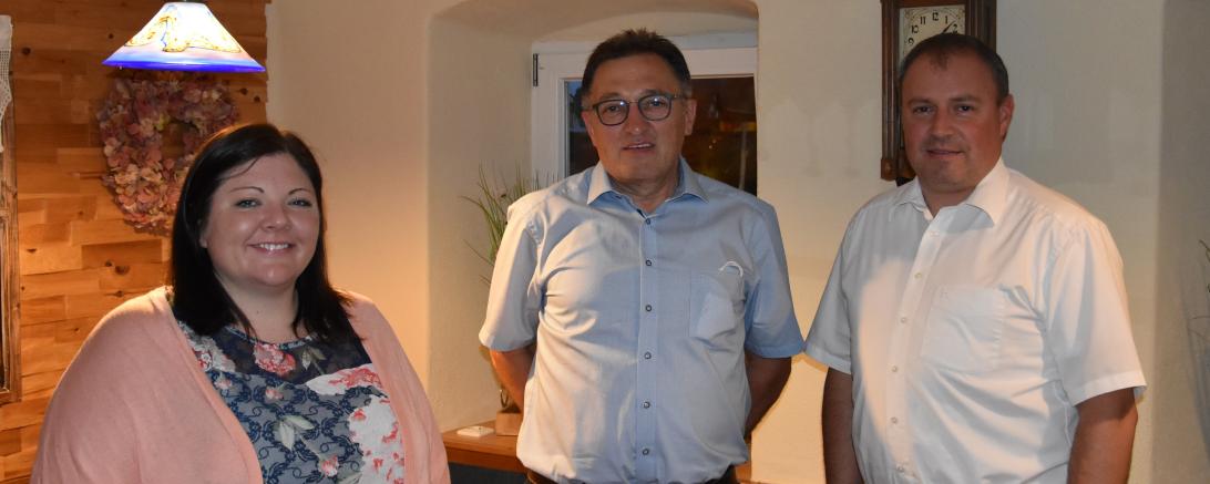 Von Links: Lena Lasser, Georg Mai und Thomas Schmidt.