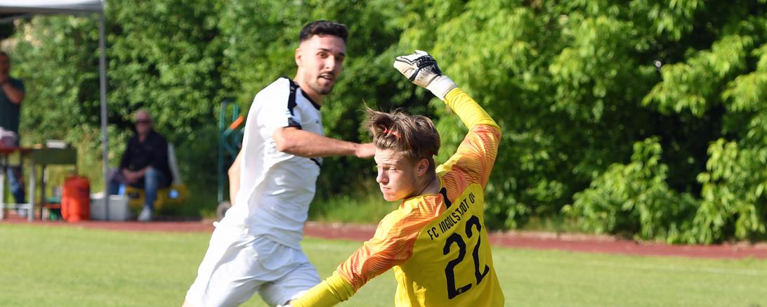 Jonas Greppmeir erzielt gegen den FC Ingolstadt II das 2:2. 