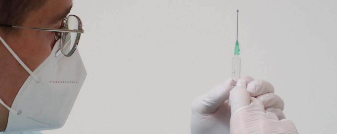 Impfung wird gerade aufgezogen. 