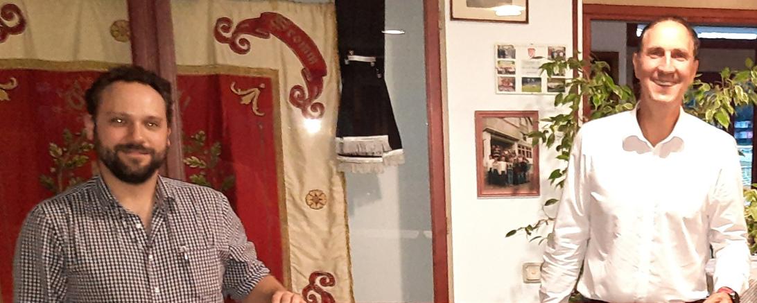 Von links: Daniel König und Christoph Schmid