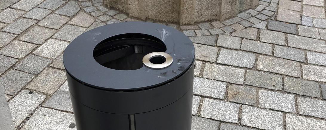 Zusätzliche Aschenbecher in der Nördlinger Innenstadt sollen für ein sauberes Stadtbild sorgen.  