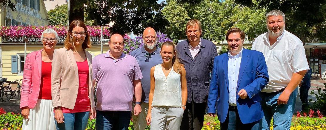 Von links: Christiane Kickum, Sabrina Obermoser, Thomas Most, Wolfgang Weier, Elena Büttner, Christian Bitter, Sebastian Macht, Klaus Stieringer