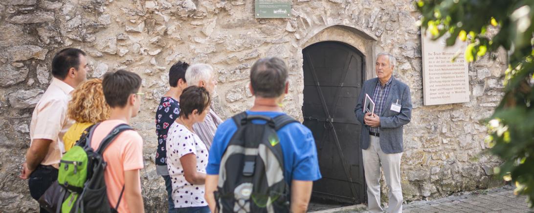 Stadtführung durch Wemding. 