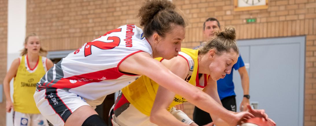 Ähnlich engagiert wie es die Nezugänge Marina Dzinic (links) und Meg Wilson vorführen, soll es auch im Spiel gegen den Zweitligisten aus Stuttgart zugehen. 