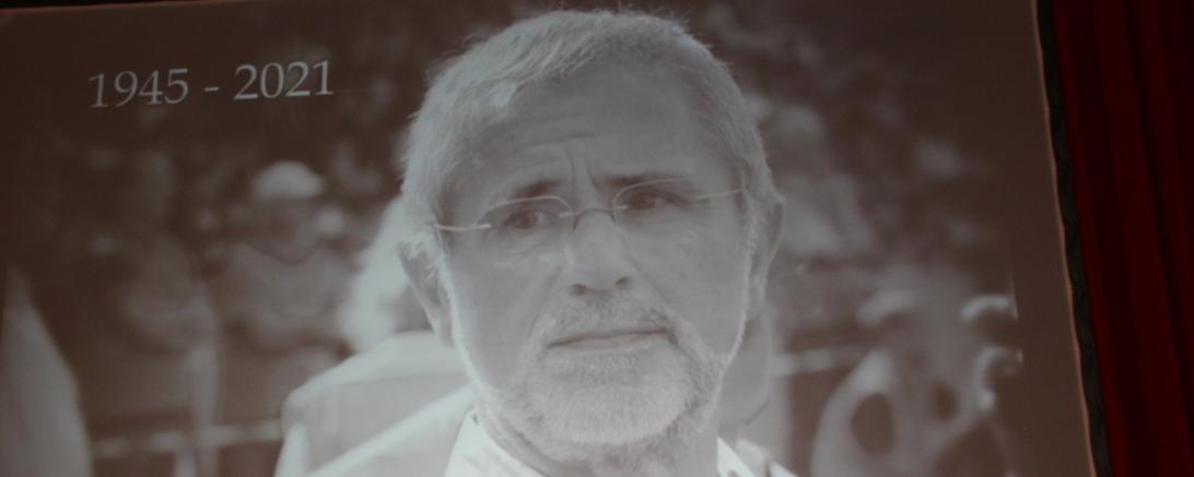 SW-Bild von Gerd Müller mit Geburts- und Todesjahr