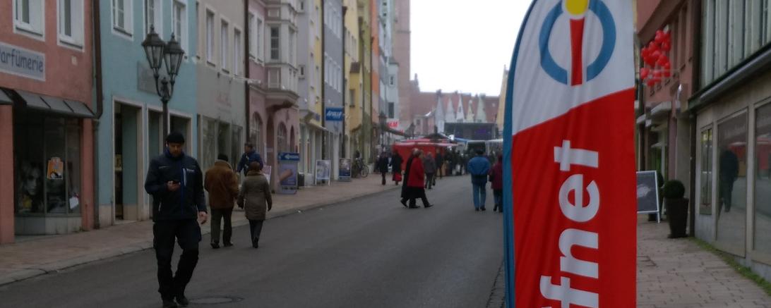 Reichsstraße Donauwörth ohne Autos