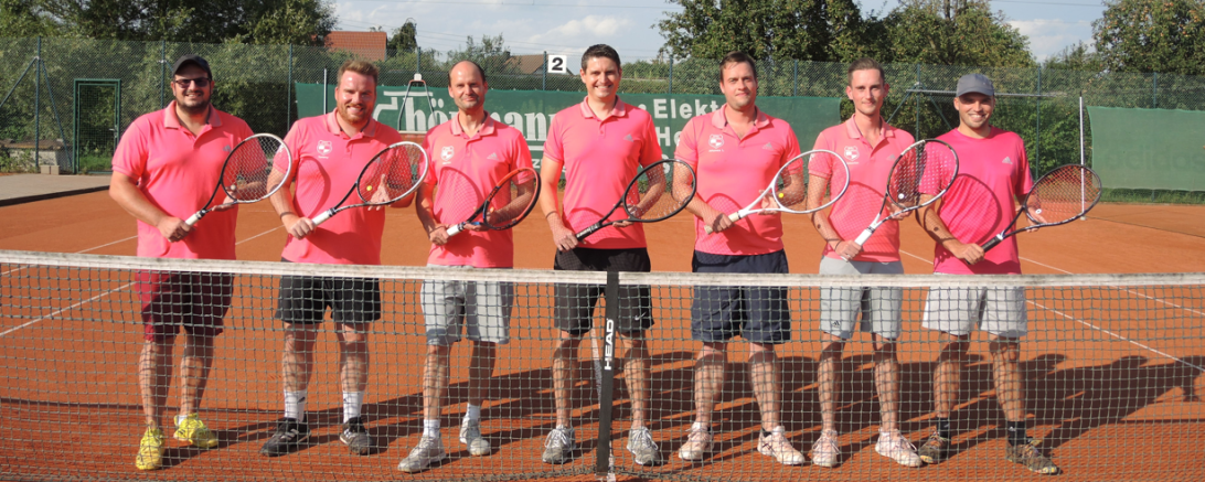 Die Tennis-Herren I der SpVgg Riedlingen.