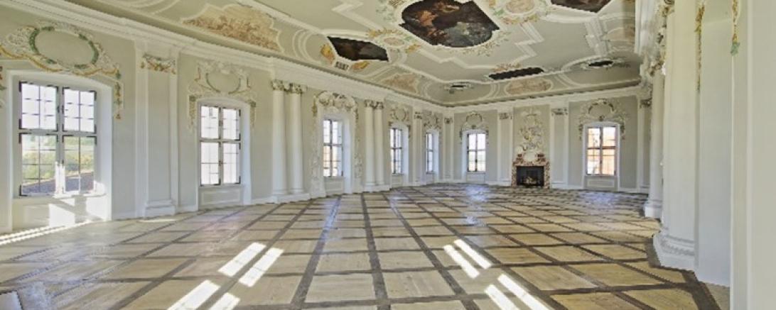 Der Fürstensaal auf Schloss Harburg.