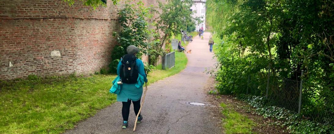 Donauwörth liegt am Jerusalemweg, dem, mit 7500 Kilometern, längsten Pilgerweg der Welt. 