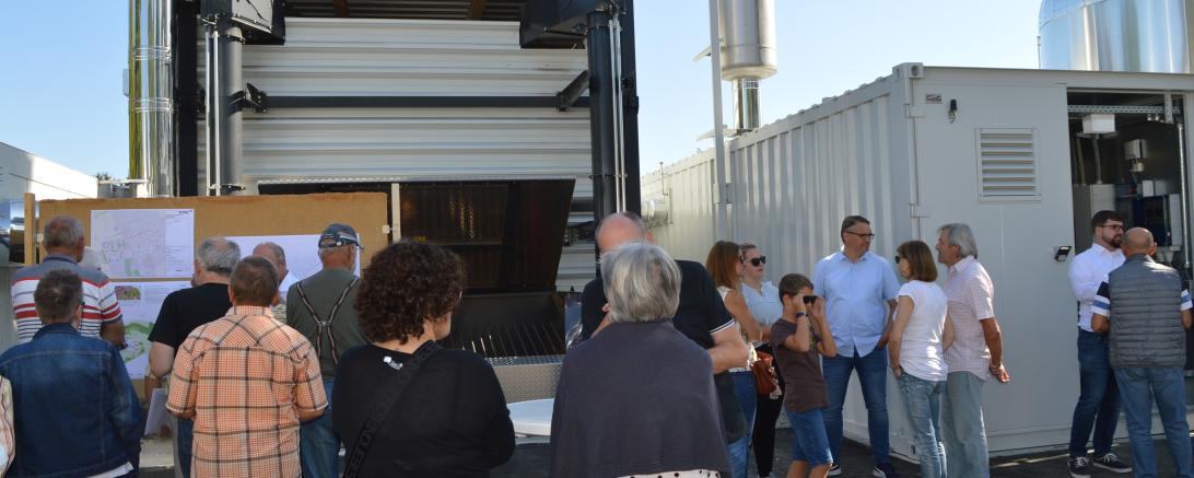 Am Wochenende hatten die Büger*innen die Gelegenheit, sich ausgiebig über die neue Energie-Versorgung zu informieren.