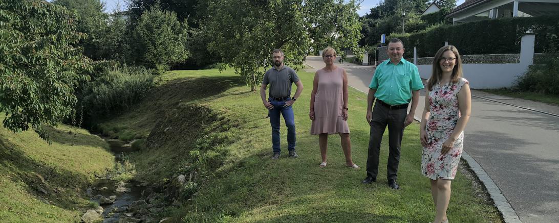 Auf dem Bild zu sehen Thomas Krepkowski, Bärbel Stahl, Albert Riedelsheimer und Katrin Gleißner.
