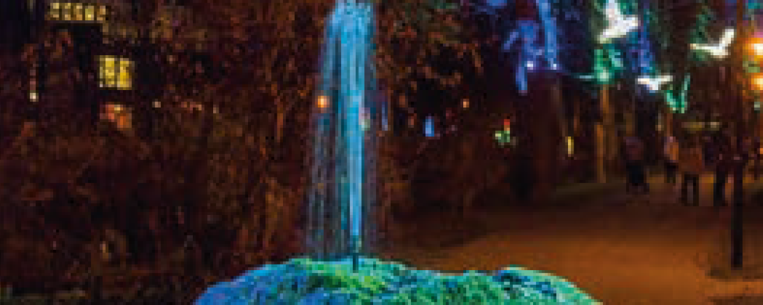 Auf dem Bild ist eine Abbildung des Lichterparkes zu sehen.