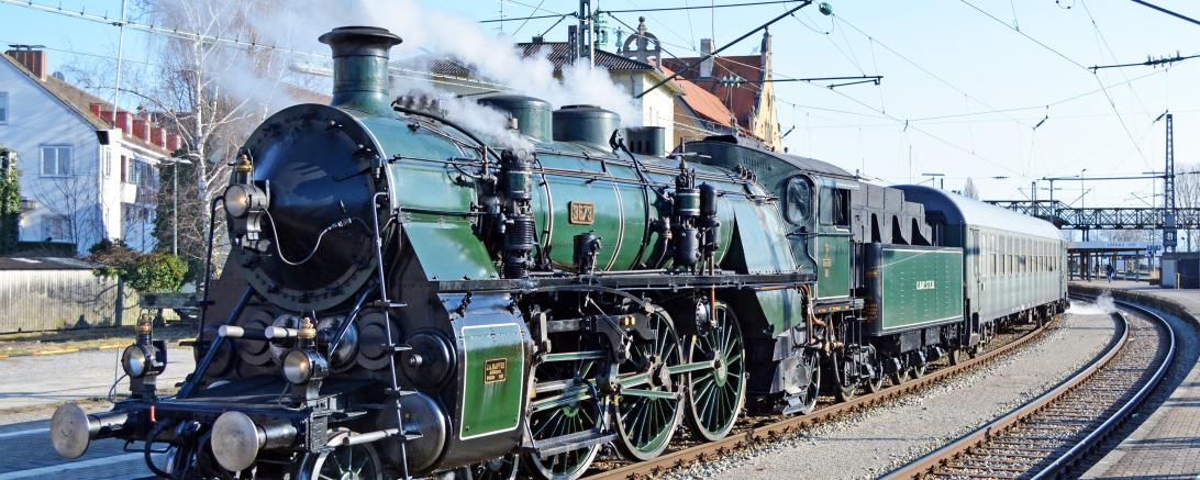 Dampfzugfahrt nach Würzburg