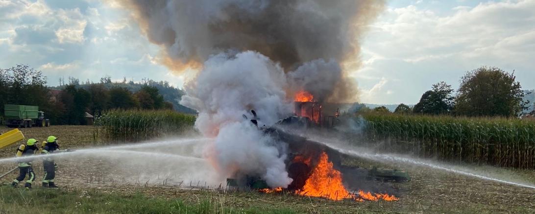 Maishäcksler Brand Hohenaltheim