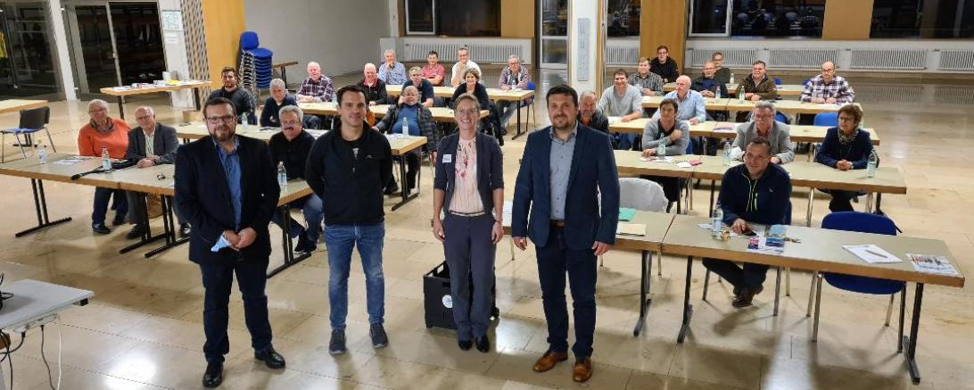 Wolfgang Stolz, Karin Brechenmacher und Ralf Kleemann sowie Christoph Schmidt.