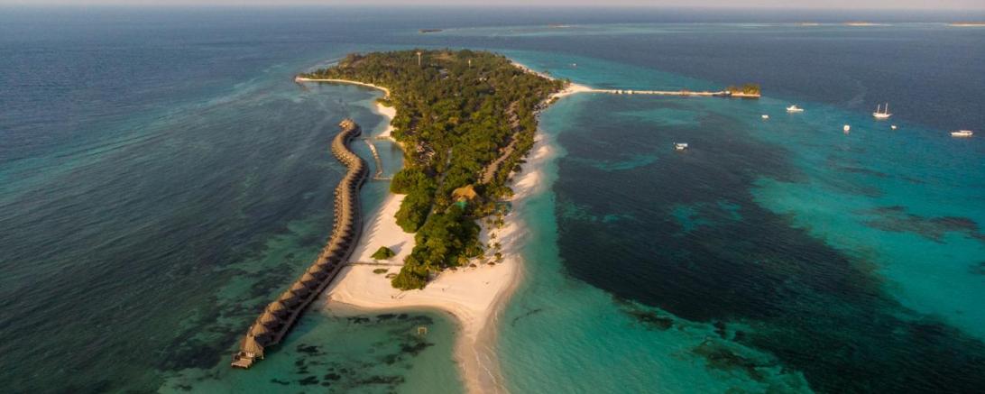 Auf dem Bild sieht man die insel auf der Jutta Bäcker lebt.
