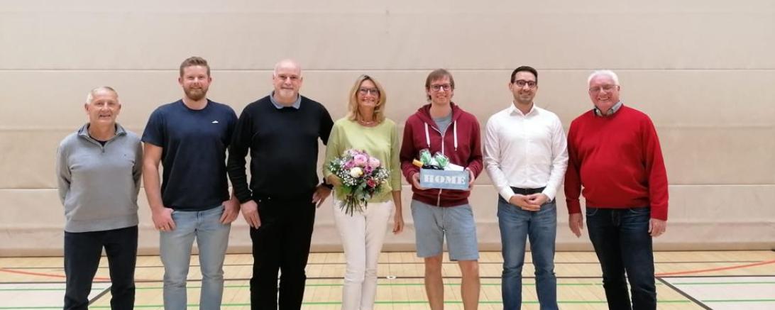 Links: Imre Szittya, Tobias Mussgnug, Axel Lukasch, Marga Riedelsheimer, Sebastian Moll, Moritz Pösl, Helmut Beyschlag