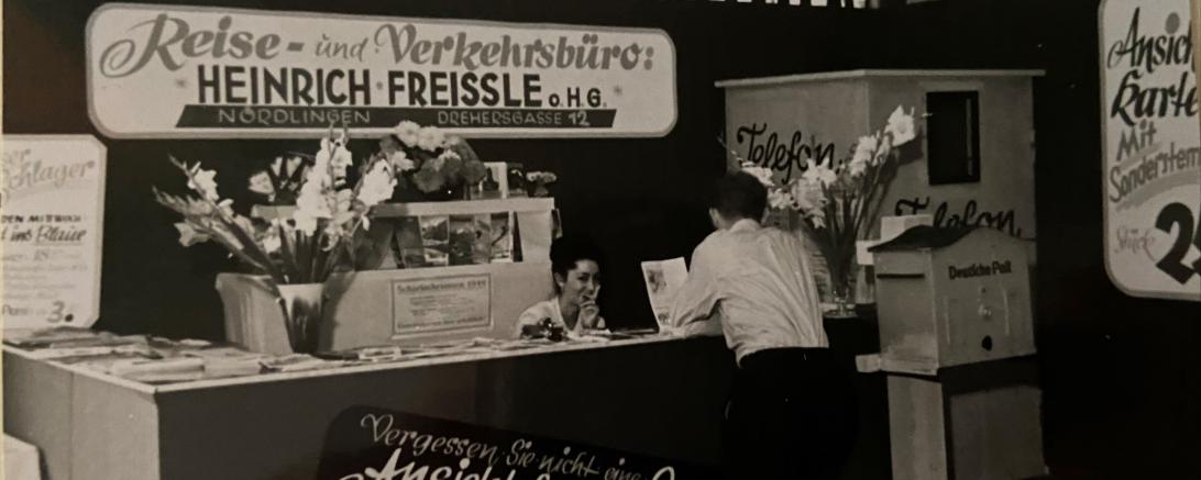 Die erste Freissle-Filiale – damals noch in Nördlingen.