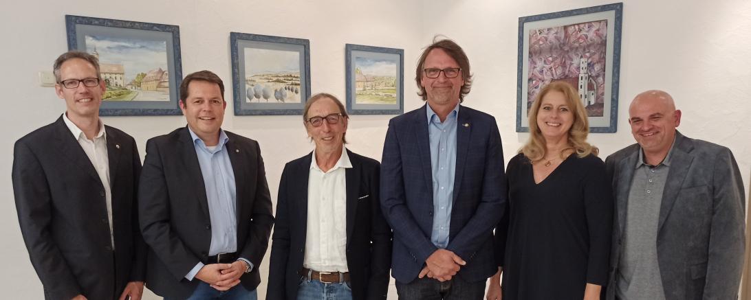 Jörg Stefanik, Hans-Ulrich Treyz, Fred Jansen, Joachim Schoser, Isabel Klauser und Marco Kunz.