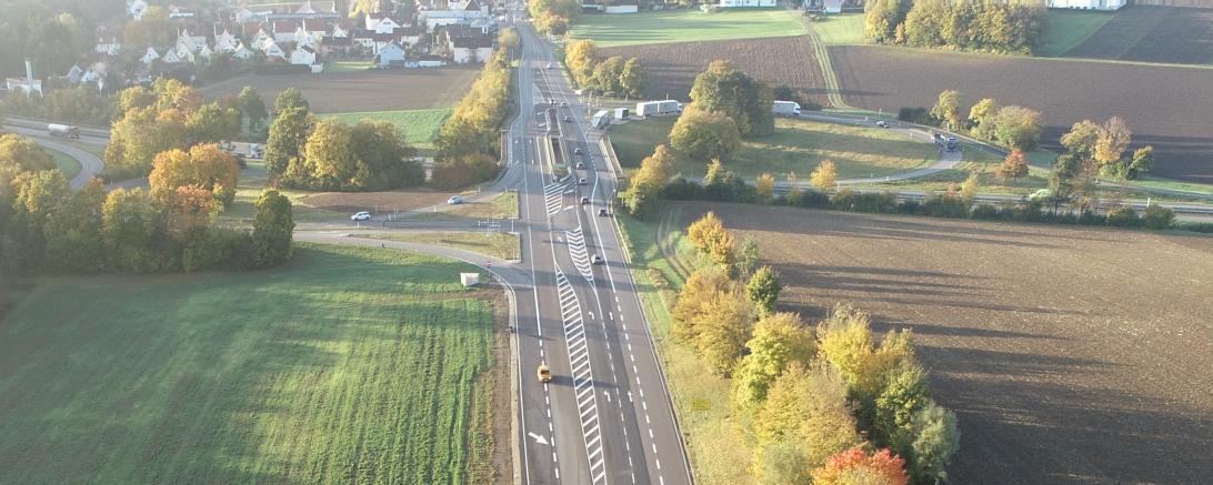 So sieht nun das Berger Kreuz nach den Umbaumaßnahmen aus.