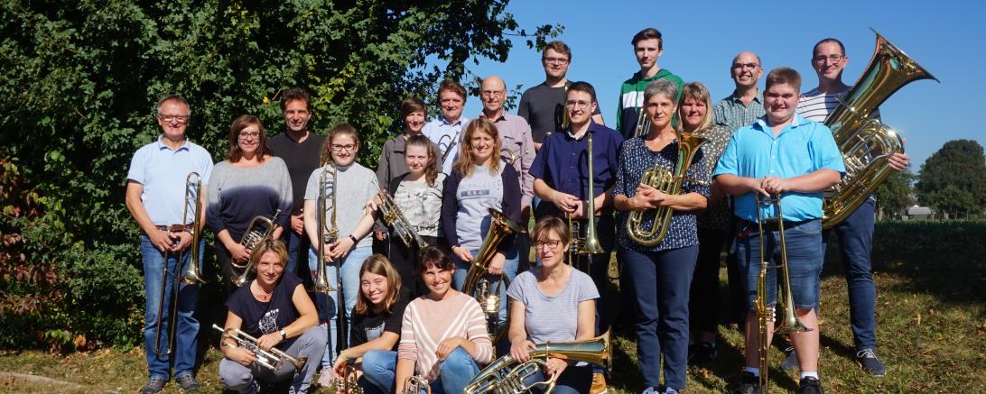 Der Posaunenchor Löpsingen im Jahr 2021