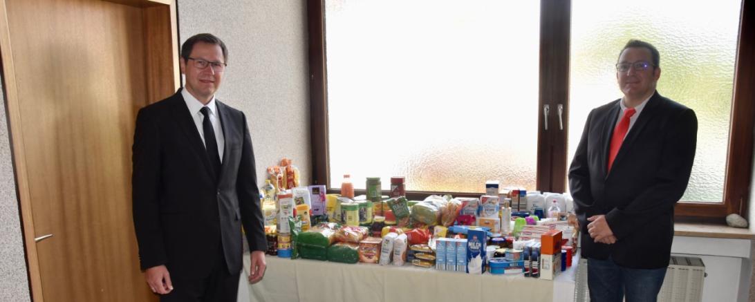 Claus-Uwe Göttler, NAK (links) und Branko Schäpers, Caritasverband. 