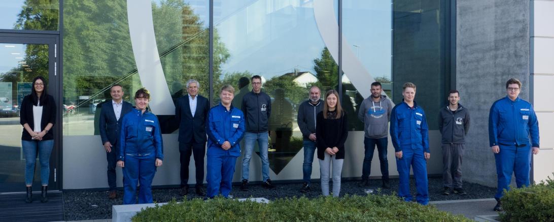 Neue Azubis Südstahl 2021