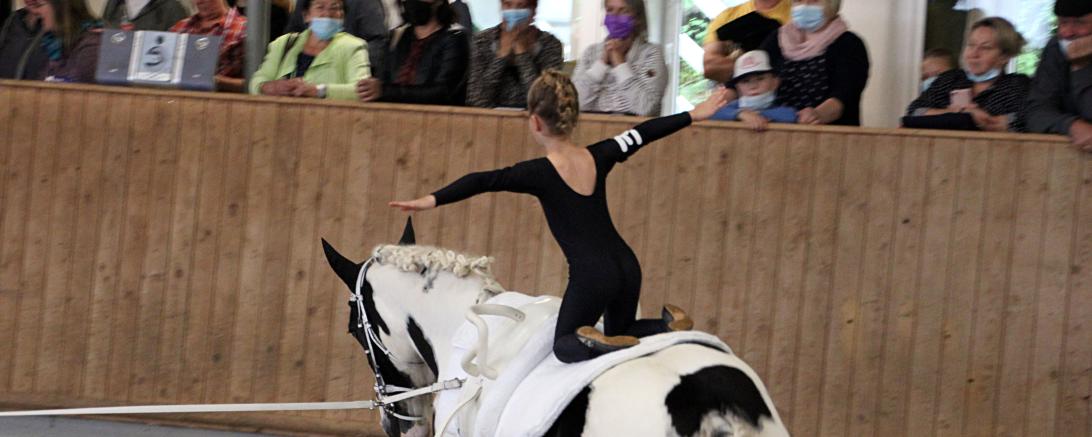 Die Teilnahme des VZN mit 2 Teams am Voltigierturnier in Röhlingen war mit Erfolg gekrönt