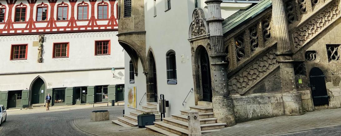 Rathaus Nördlingen, Eingang