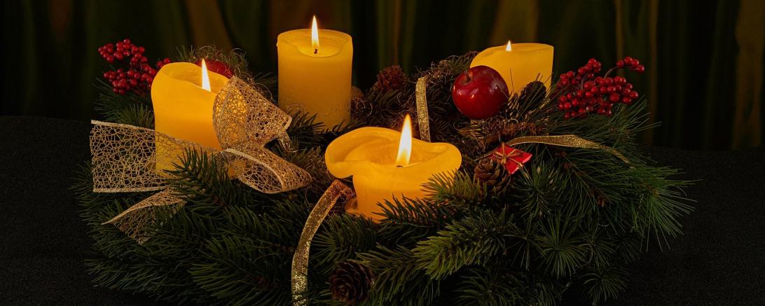 Adventskranz. 