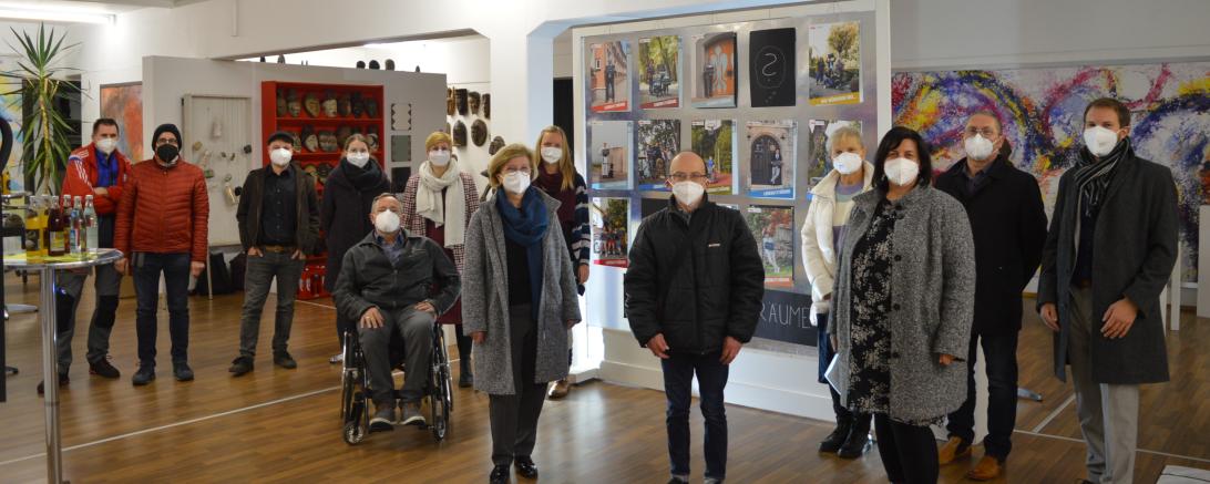 Models und Organisator*innen des inklusiven Fotoprojekts "Lebens(t)räume". 