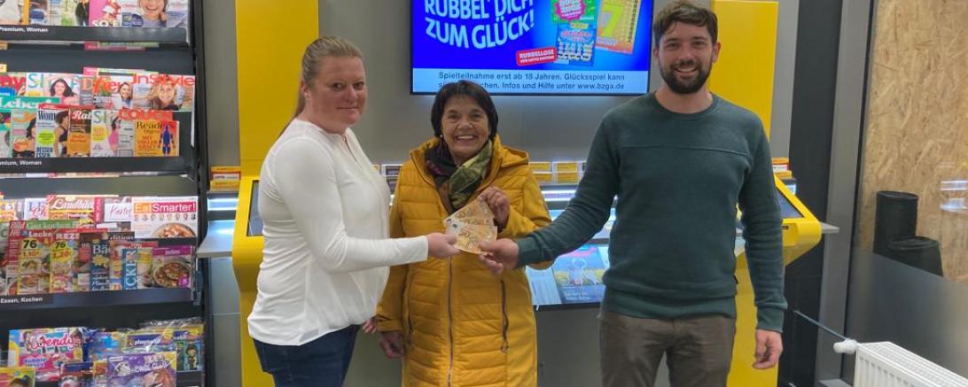 V. l. n. r.: Anne Ziemann, Rosmarie Schweyer, Fabian Altmann.