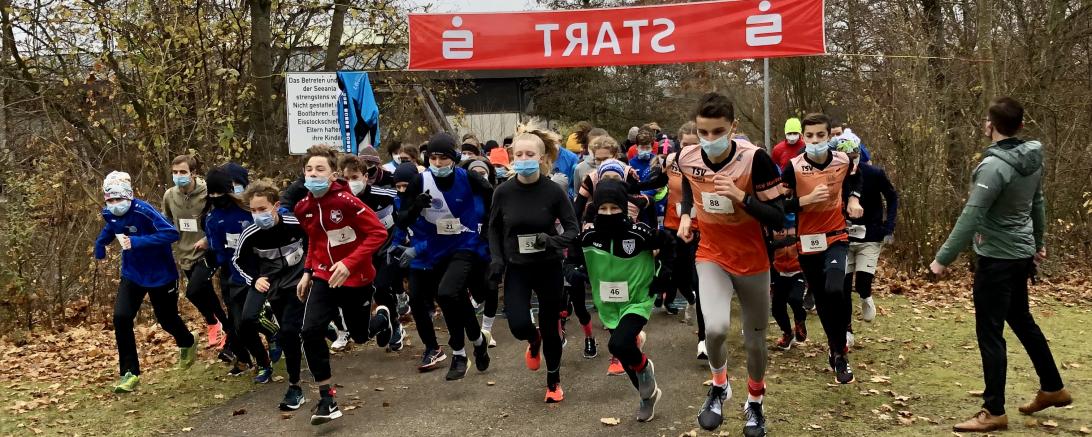 Start der Kurzstrecke. 