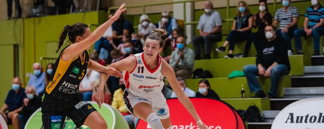 Sami Hill ist nach einem Kurztrip zum Nationalmannschafts-Lehrgang in Toronto wieder wohlbehalten in Nördlingen angekommen und brennt auf ihren Einsatz beim Heimspiel am Sonntag. Dort trifft sie auf ihre ehemalige Angels-Teamkollegin Danielle McCray.