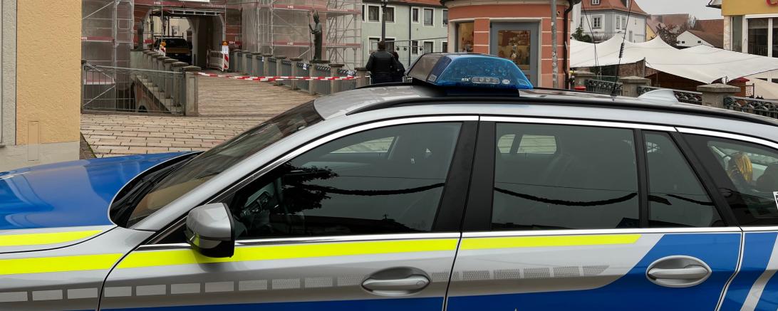 Eine Verfolgungsjagd endete heute Vormittag im Rieder Tor.