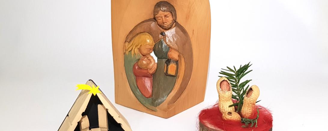 Krippenfiguren. 