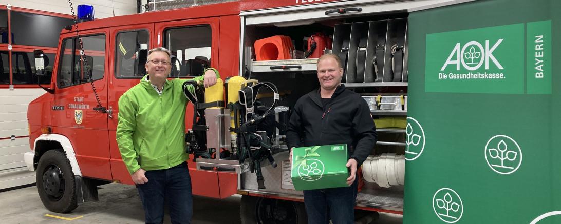 Christian Daune der Feuerwehr in Zirgesheim.