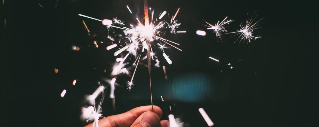 Symbolbild von einer Wunderkerze 