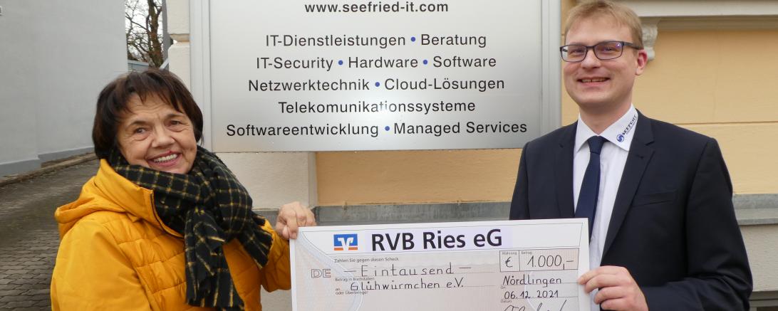 Von links: Rosmarie Schweyer, Florian Seefried.