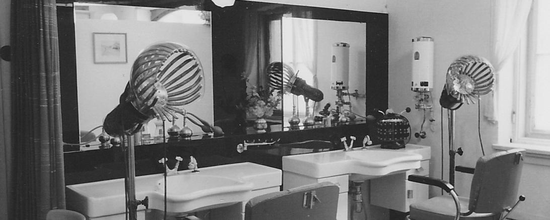 So sah der erste Zeitlmann-Salon von innen aus. 