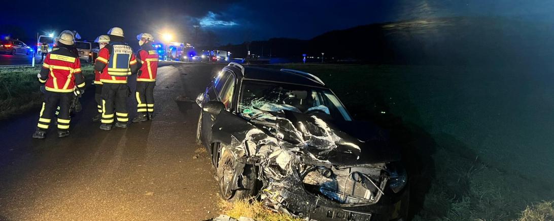 Verkehrsunfall am 03. Dezember auf der B 25. 