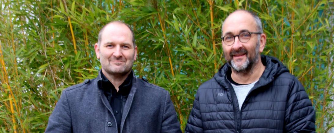 Wolfang Salcher (l.) und Diakon Thomas Adler. 