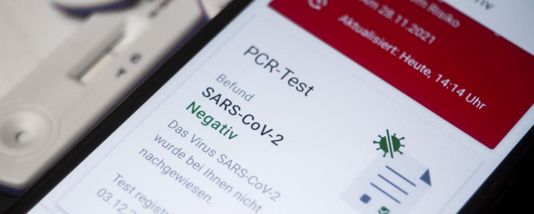 PCR-Test Ergebnis 