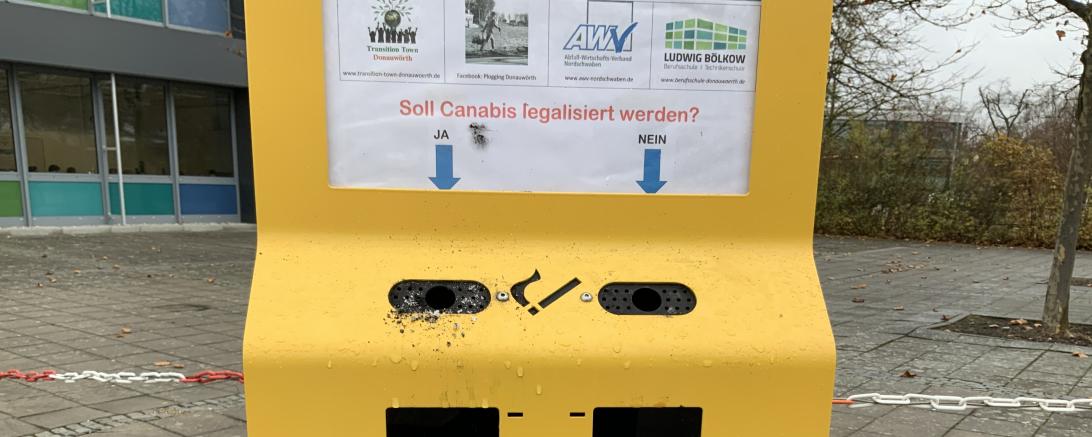 Abstimmung über die Legalisierung von Canabis.