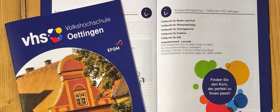Programmheft der Vhs Oettingen für das Frühjahr 2022