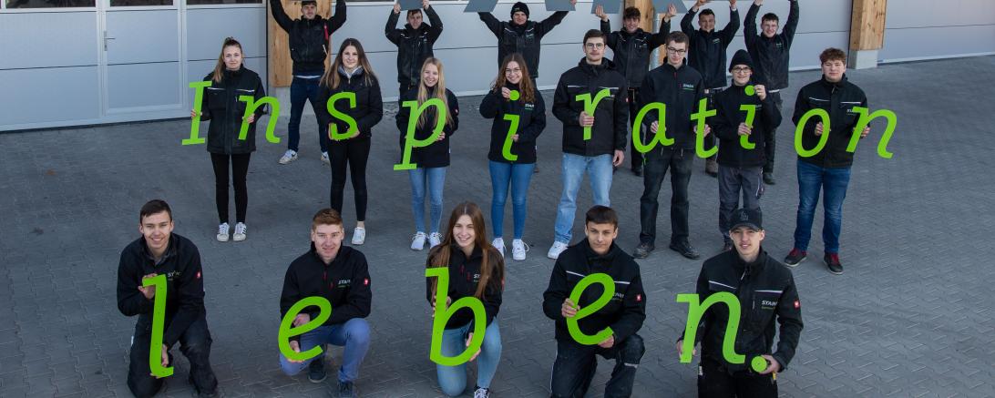 Gruppenbild der Auszubildenden vom BGJ