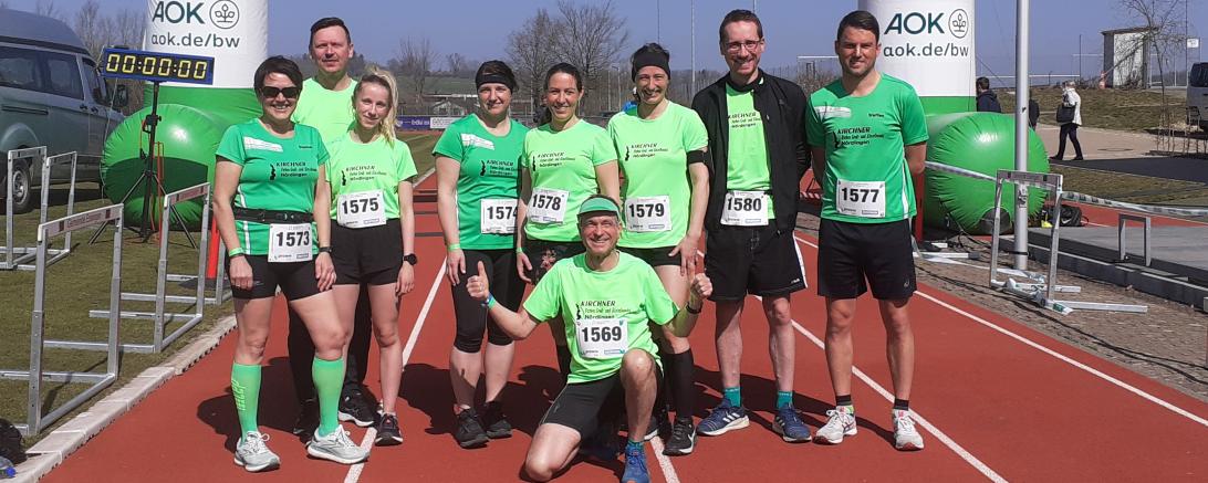 Das Bild zeigt Teilnehmer des Essinger Panoramalaufs.