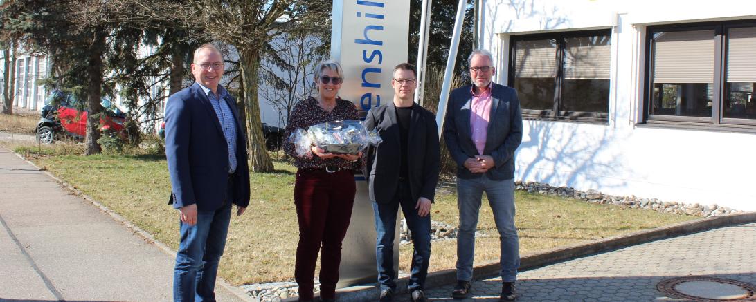 Gruppenbild der Verabschiedung von Renate Baumgärtner