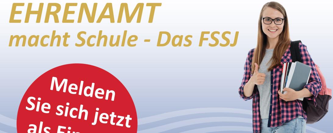 Flyer zu "Ehrenamt macht Schule - Das FSSJ"