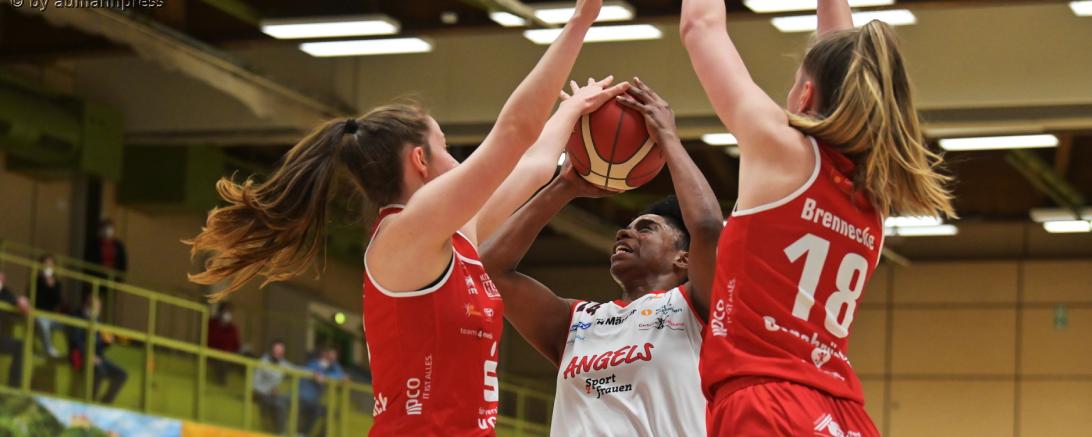 Ausschnitt aus dem Spiel der Eigner Angels gegen Onsabrück.